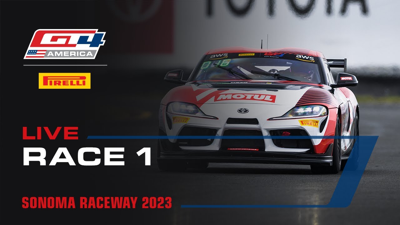 LIVE | Race 1 | Pirelli GT4 America @ Sonoma 2023