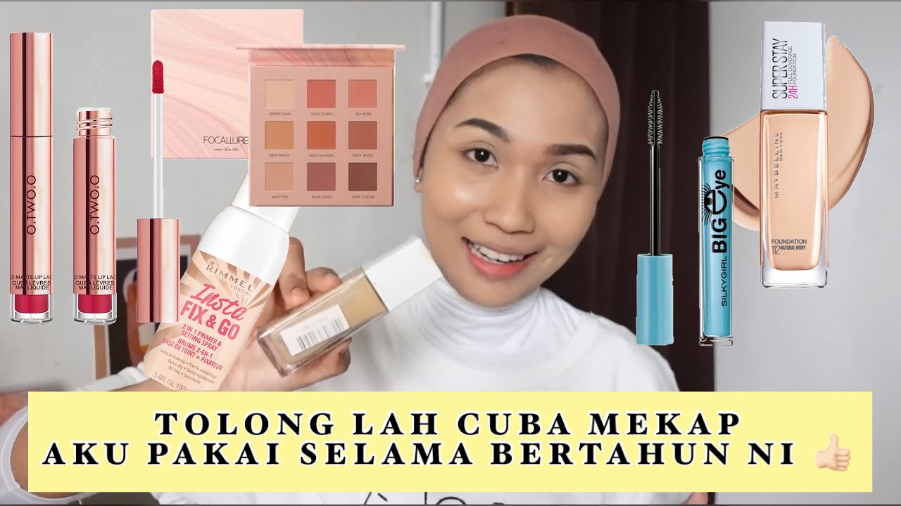 REVIEW MEKAP SELAMA NI AKU PAKAI SETIAP HARI ✨🔥