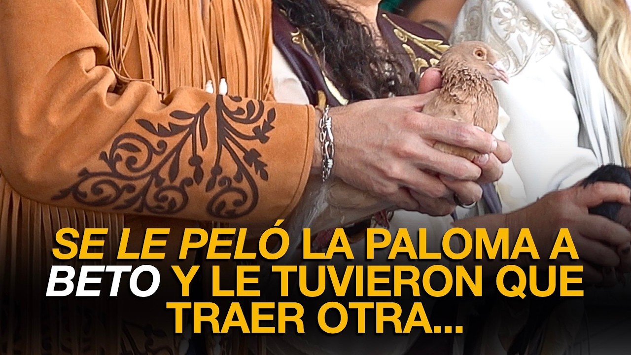 SE LE PELÓ LA PALOMA A BETO Y LE TUVIERON QUE TRAER OTRA...