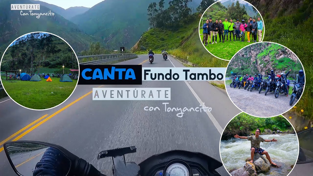 🏍️ RUTA EN MOTO A CANTA - FUNDO TAMBO 🦙🏕️| Aventúrate con Tonyancito