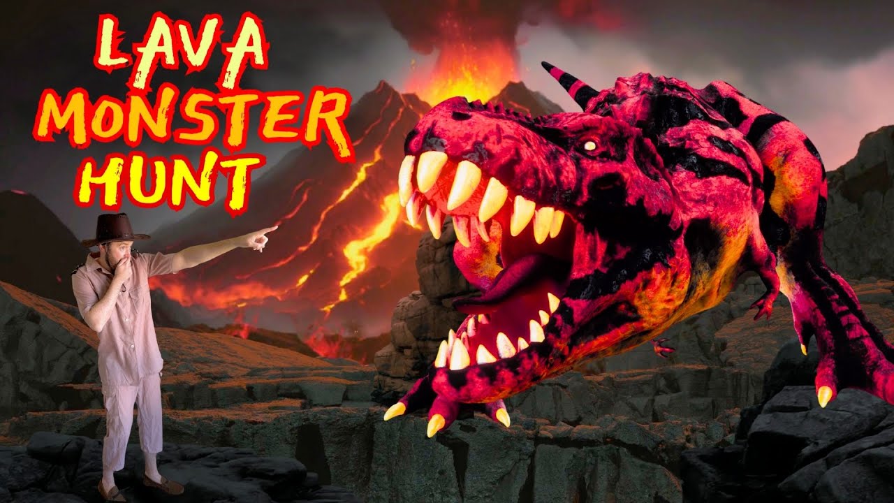We're Going on a Lava Monster Hunt | Explorer Riley Volcano Adventure