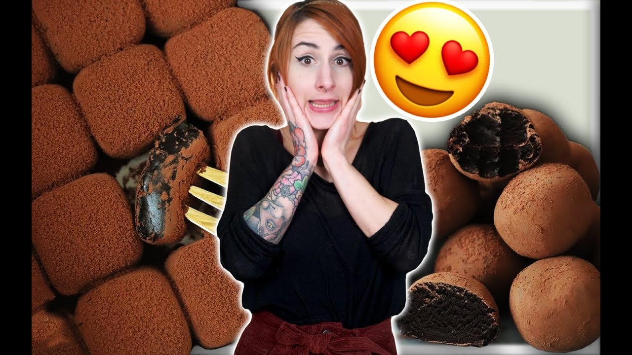 Schoko Pralinen aus Kondensmilch selber machen 🍫 | LETS TRY