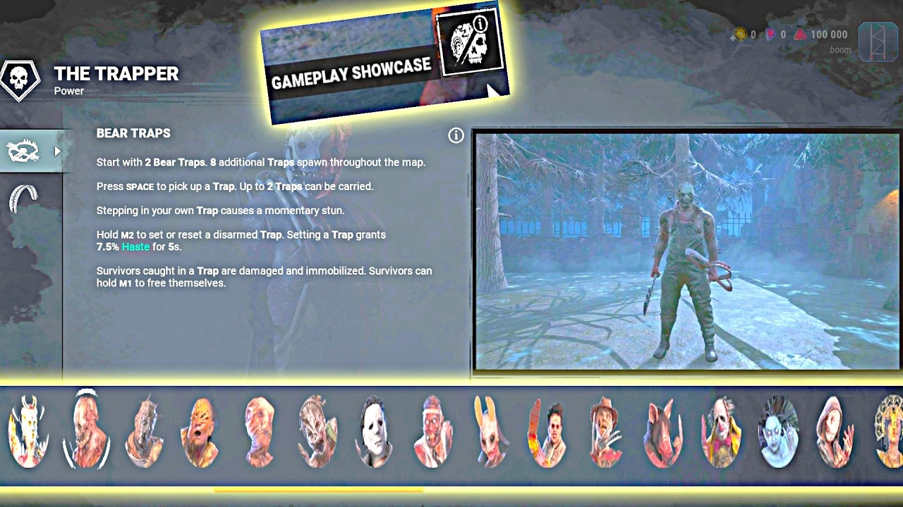 BHVR Added New Killer Gameplay Showcase Section