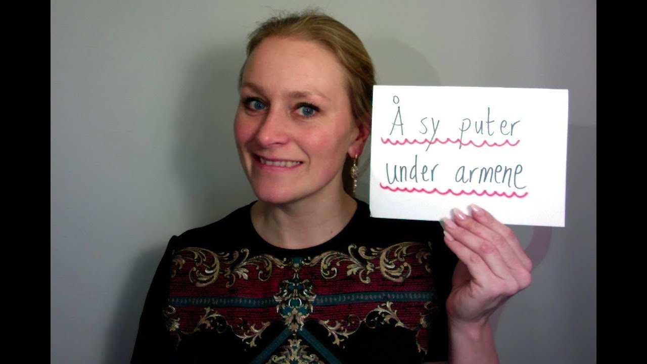 Video 512 Idiom nummer 76 Å sy puter under armene