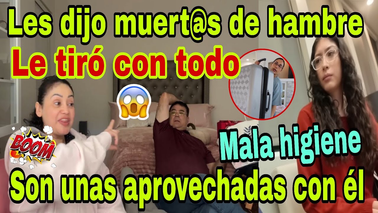 🚨Les dijo muert@s de hambre💥😱Le tiró con todo😮Son unas aprovechadas con él🤦‍♀️🫢Mala higiene🤢🤮