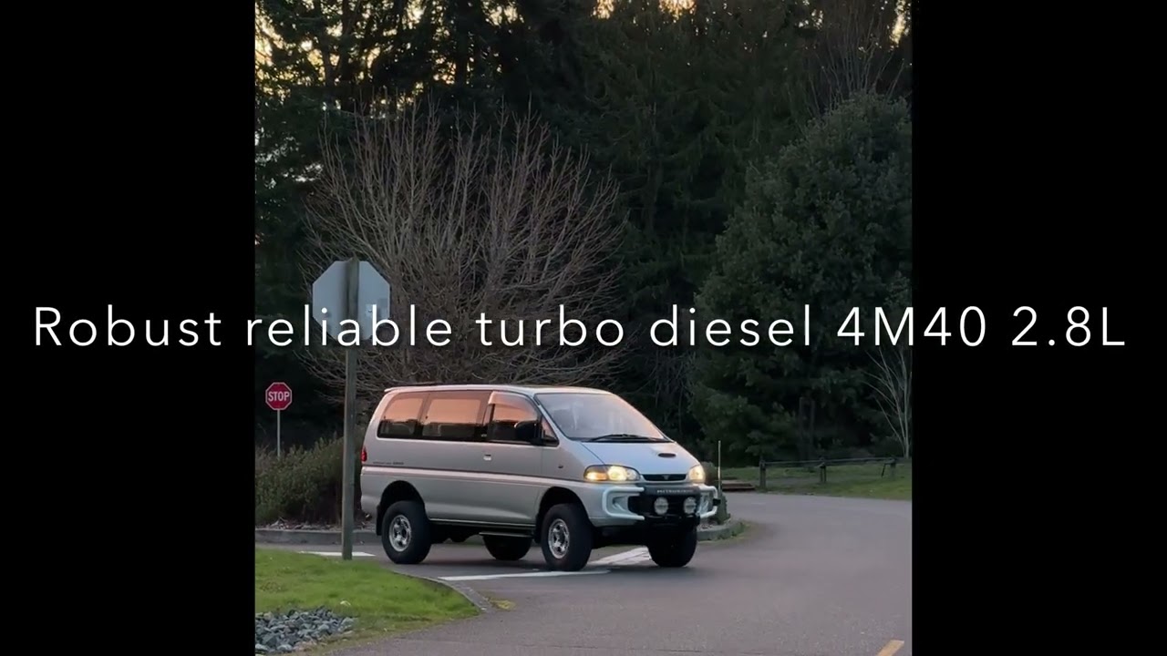 1994 Mitsubishi Delica L400 Space Gear 4WD Hi Lo turbo diesel 2.8L super select AT ASIN rhd hdm 