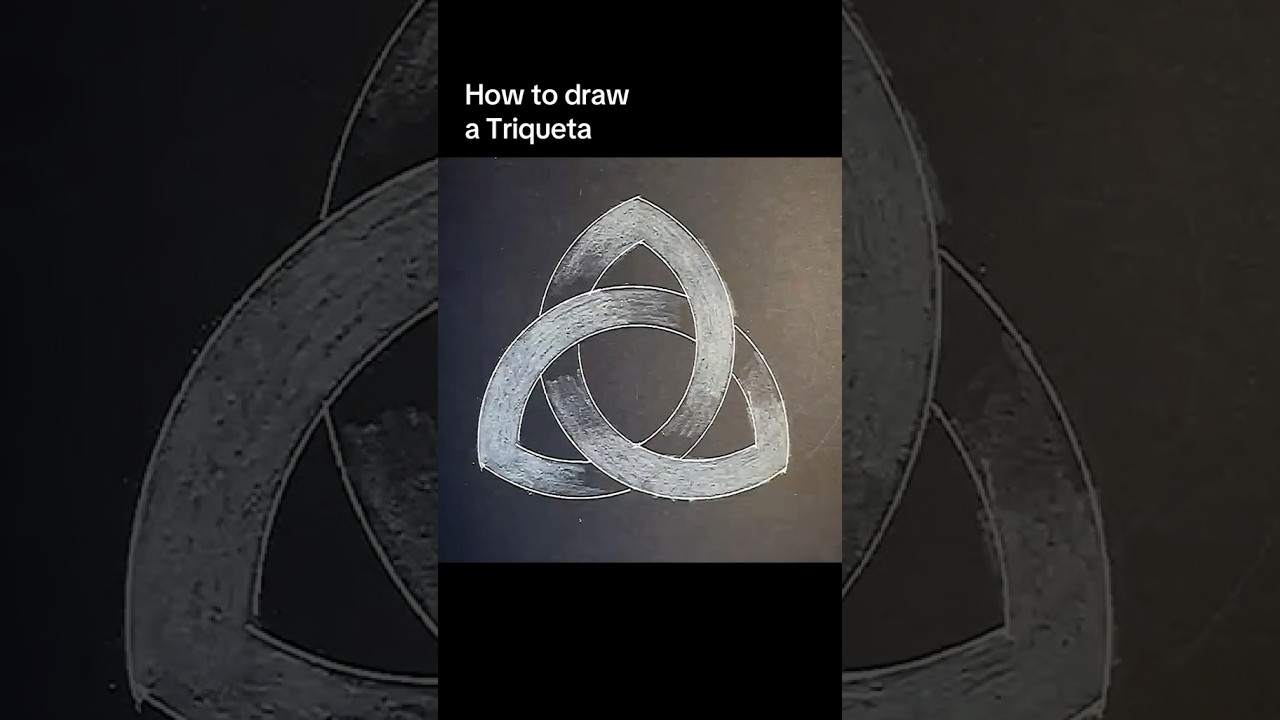 How to draw the Triquetra
