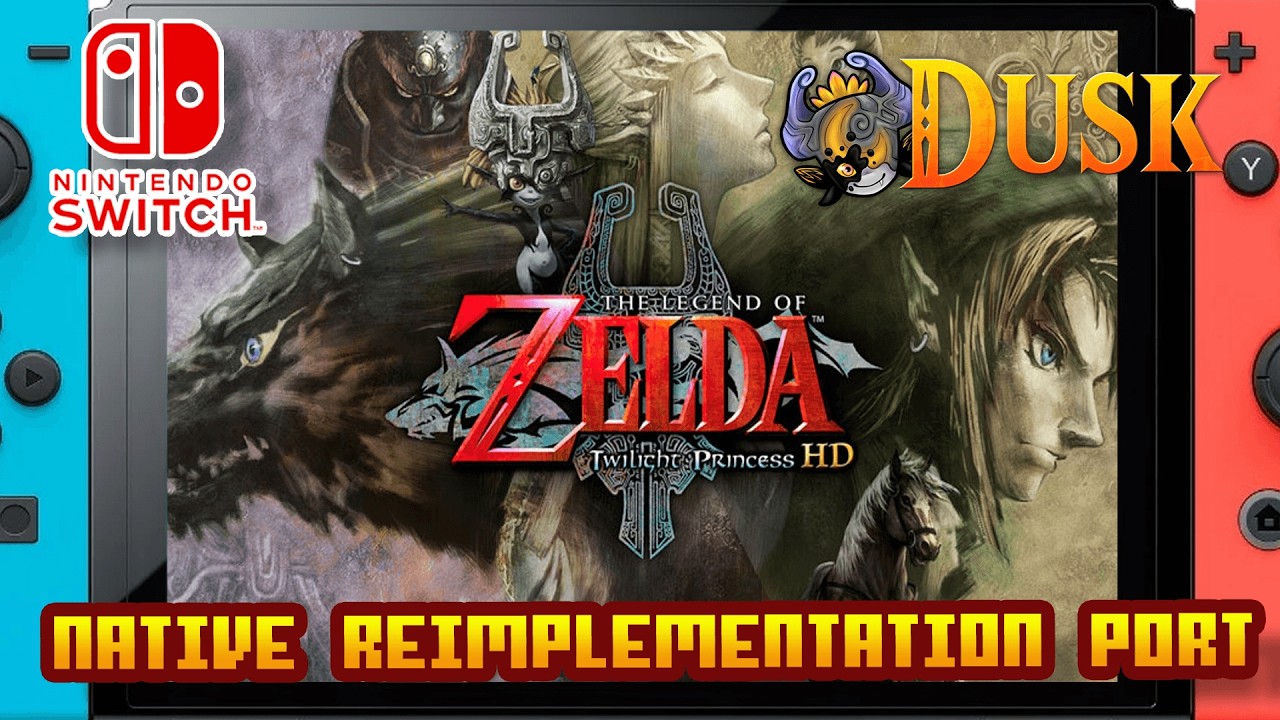 Dusk - Zelda: Twilight Princess - (Nintendo Switch 1) - Native Port Framerate & Gameplay - 4K