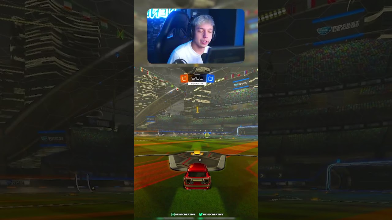 Mujer al volante 😍 #gaming #rocketleague