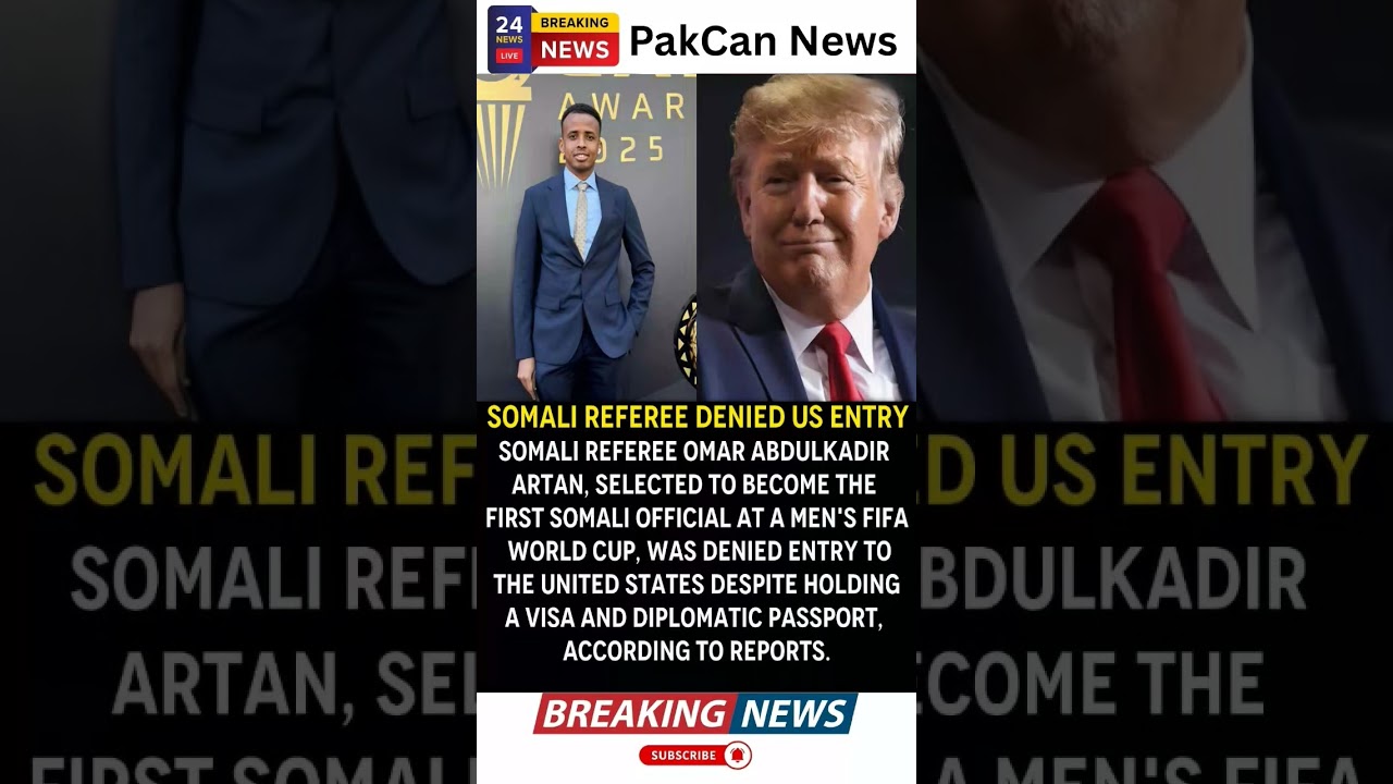 Questions Raised After Top African Referee Turned Away From U.S. | PakCan News