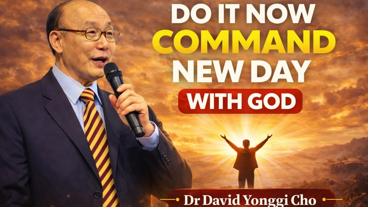 30 MINUTES HOT POWERFUL PRAYER TO COMMAND THE NEW DAY - Dr David Yonggi Cho