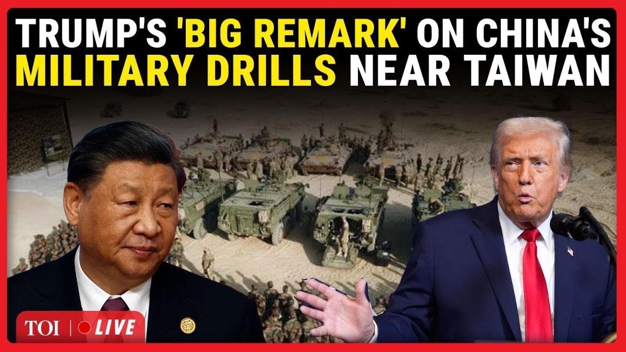 Trump NEWS | 'Nothing Worries Me': Trump BREAKS Silence On China Naval Exercises Near Taiwan