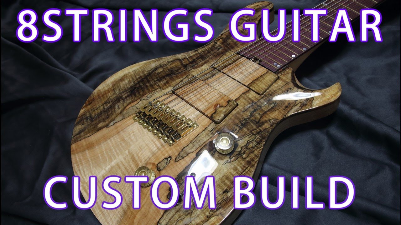 ファンフレットでPRSっぽい8弦ギターを作ってみた【ギター製作】Building 8Strings Guitar