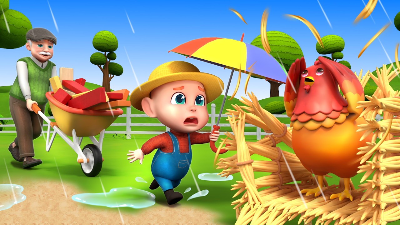 Baby on the Farm 🚜 | Building a Coop for Chickens | Rosoo Nursery Rhymes