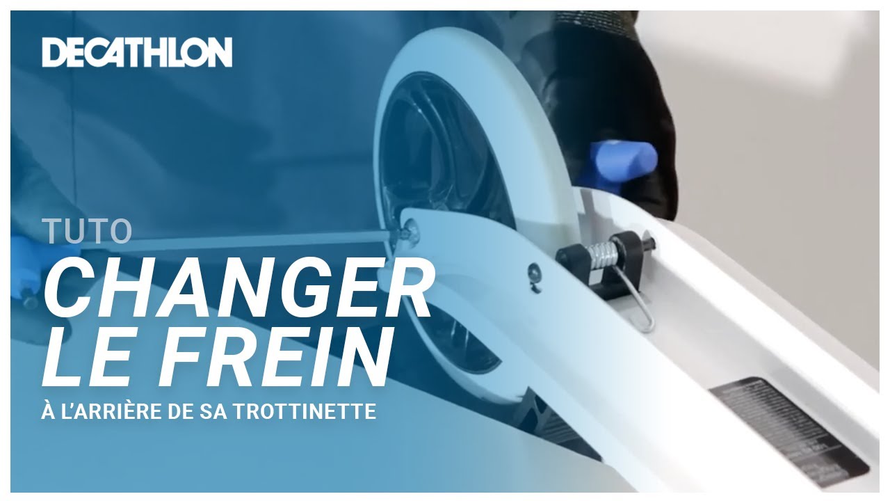 TUTO - Comment changer le frein ou le garde-boue arrière de sa trottinette ? 🛴 I Decathlon