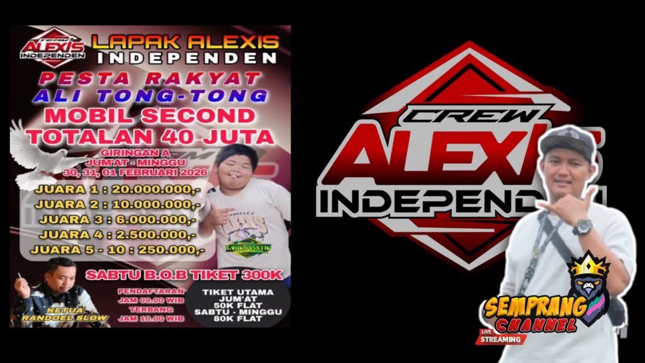 BABAK 3-5 LOMBA MERPATI KOLONG EVENT 40 JT LAPAK ALEXIS