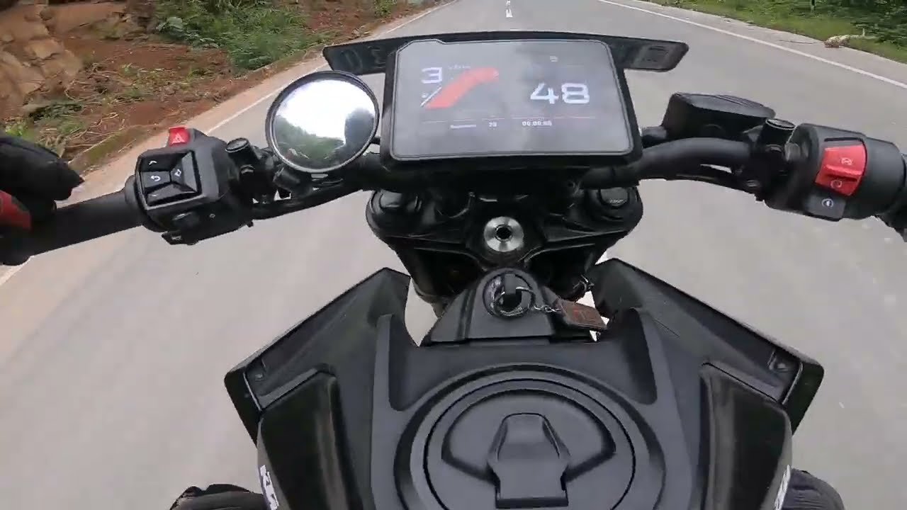 Duke 250 Gen 3 test ride… smooth as ever 🔥 #ktm