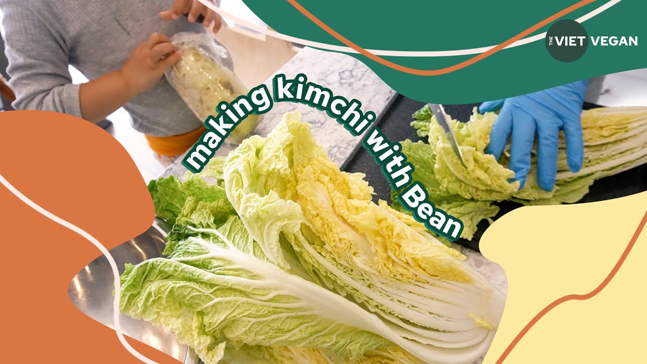 vegan kitchen diaries vlog 4 // making kimchi with my toddler