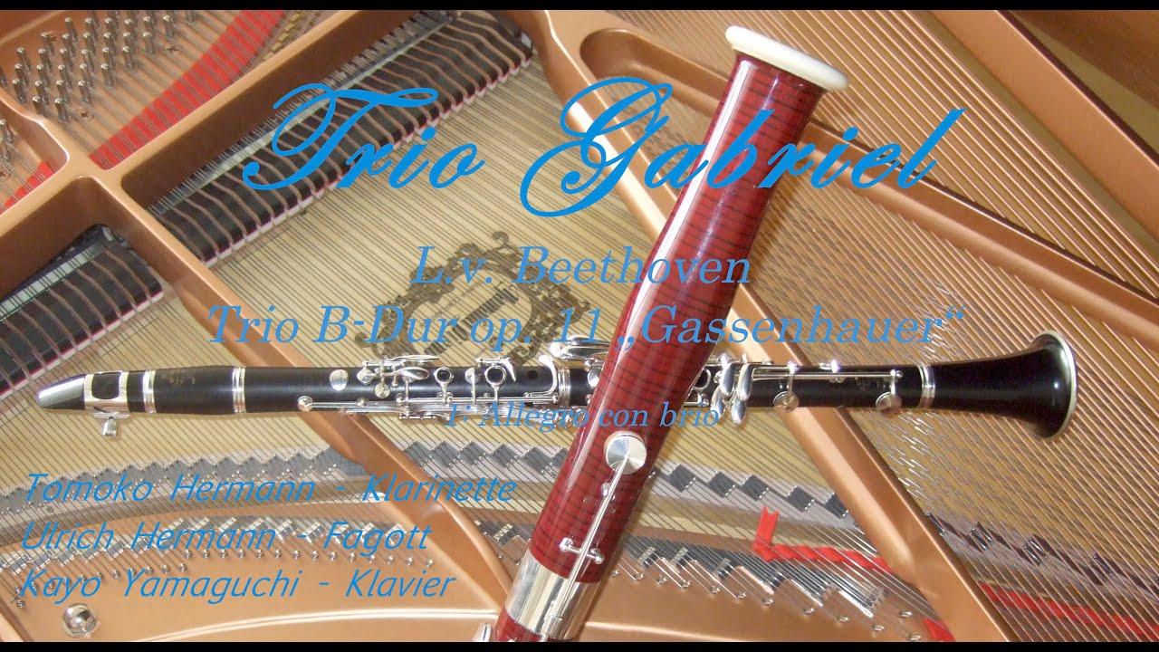 L.v. Beethoven (1770-1827): Trio op.11 B-Dur "Gassenhauer"　ベートーベン: 街の歌