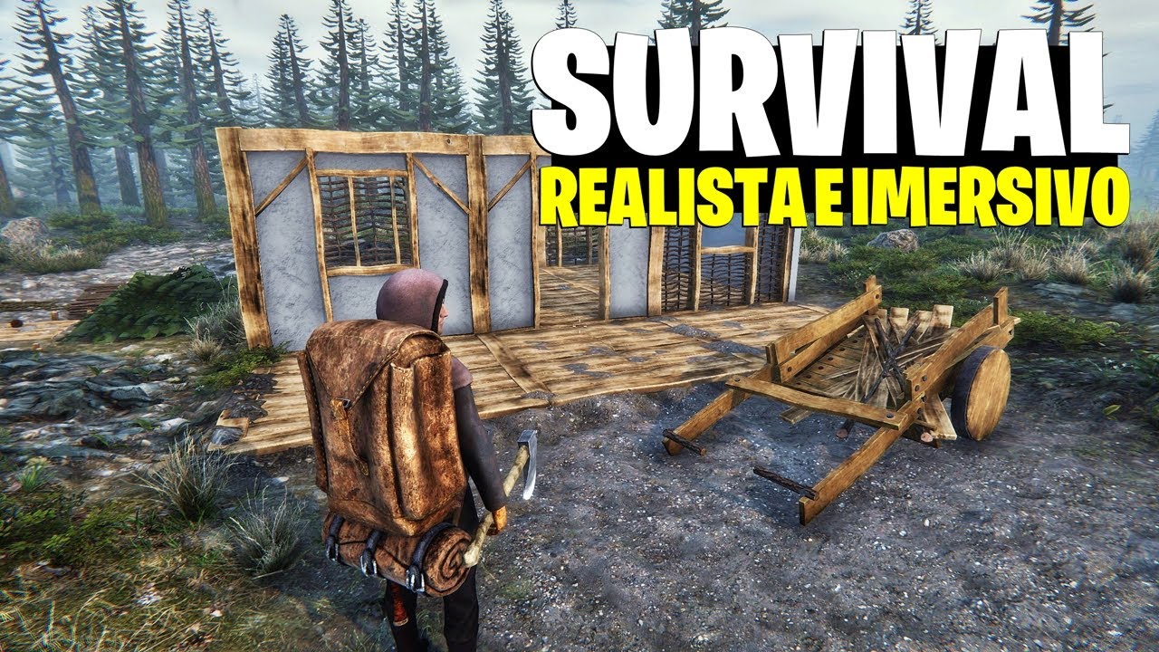 ESSE SURVIVAL MEDIEVAL TA INCRÍVEL! | CONSTRUÇÃO DA NOVA CASA PARA O INVERNO! 