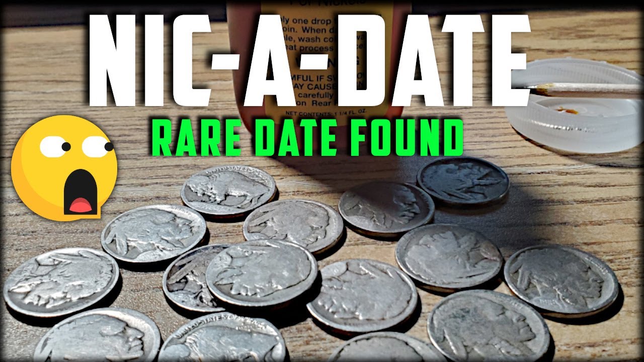 KEY DATE BUFFALO NICKEL FOUND!!! USING Nic-A-Date on OLD BUFFALO NICKELS!!!