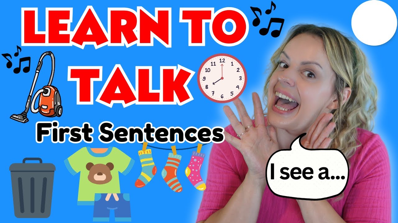 First Sentences for Toddlers! Learn to Talk First Words and Sentences, Colours and More Miss Katie
