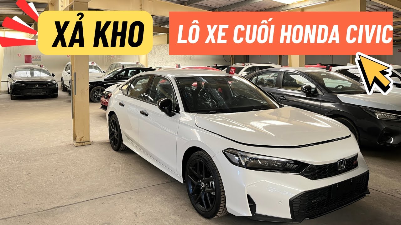 XẢ KHO lô xe cuối cùng HONDA CIVIC - Giảm giá cực sâu 150 triệu + Tặng phụ kiện 