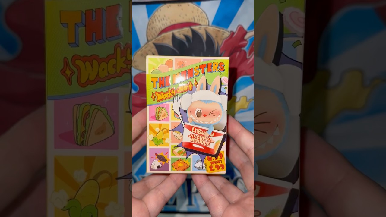 Pop Mart x The Monsters Wacky Mart Canned Sardines Labubu Figure!