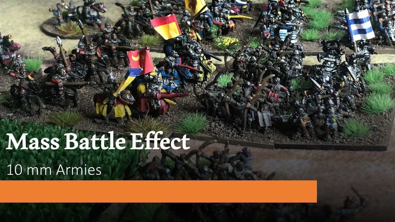 Mass Battle Effect -10 mm Miniatures