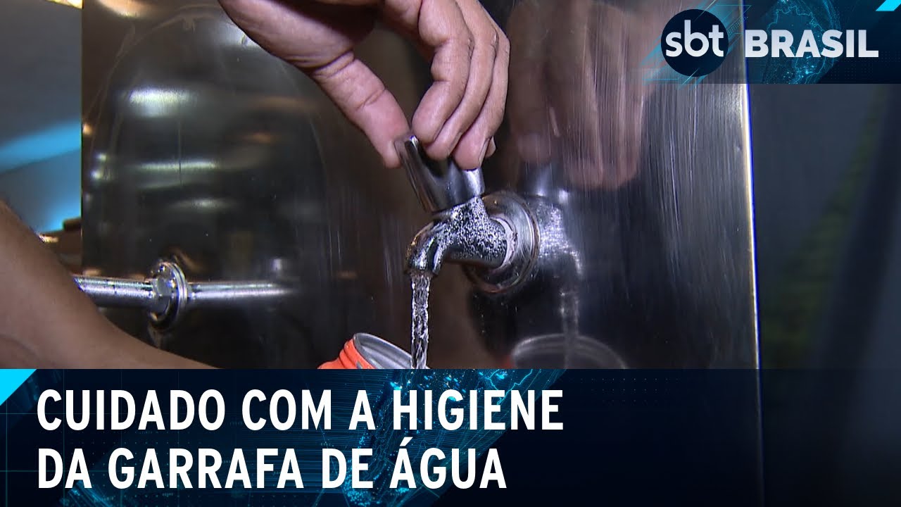 Mulher quase morre por causa de bactéria em garrafinha de água | SBT Brasil (01/02/25)