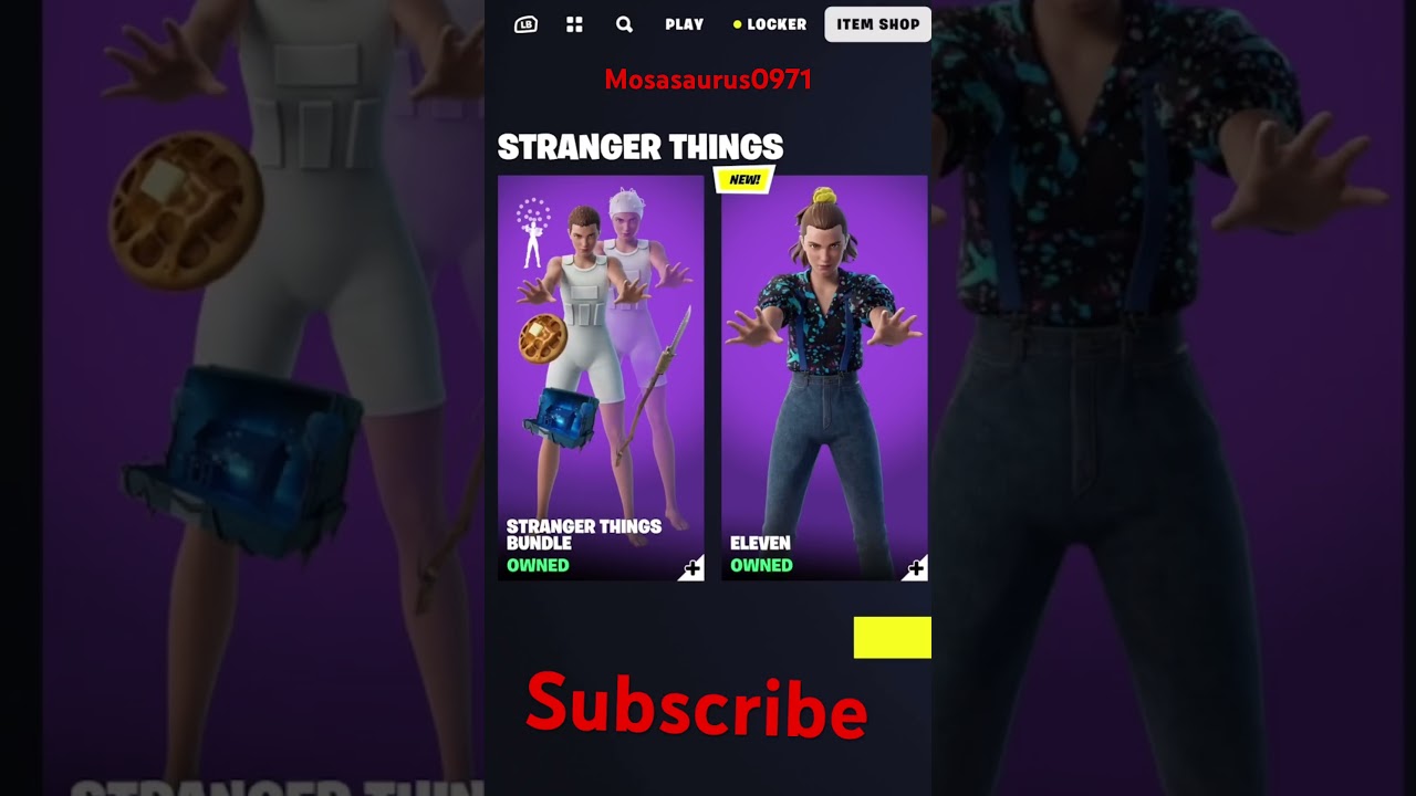 Stranger Things in fortnite 2023 #strangerthings #fortnite #foryou #fortnitexstrangerthings