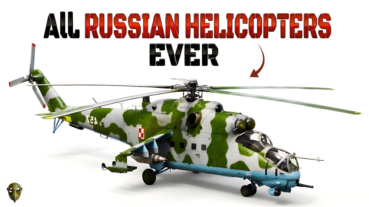 Все когда-либо построенные российские военные вертолеты