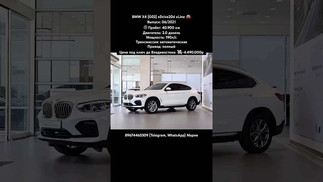 BMW X4 (G02) xDrive20d xLine 🚘