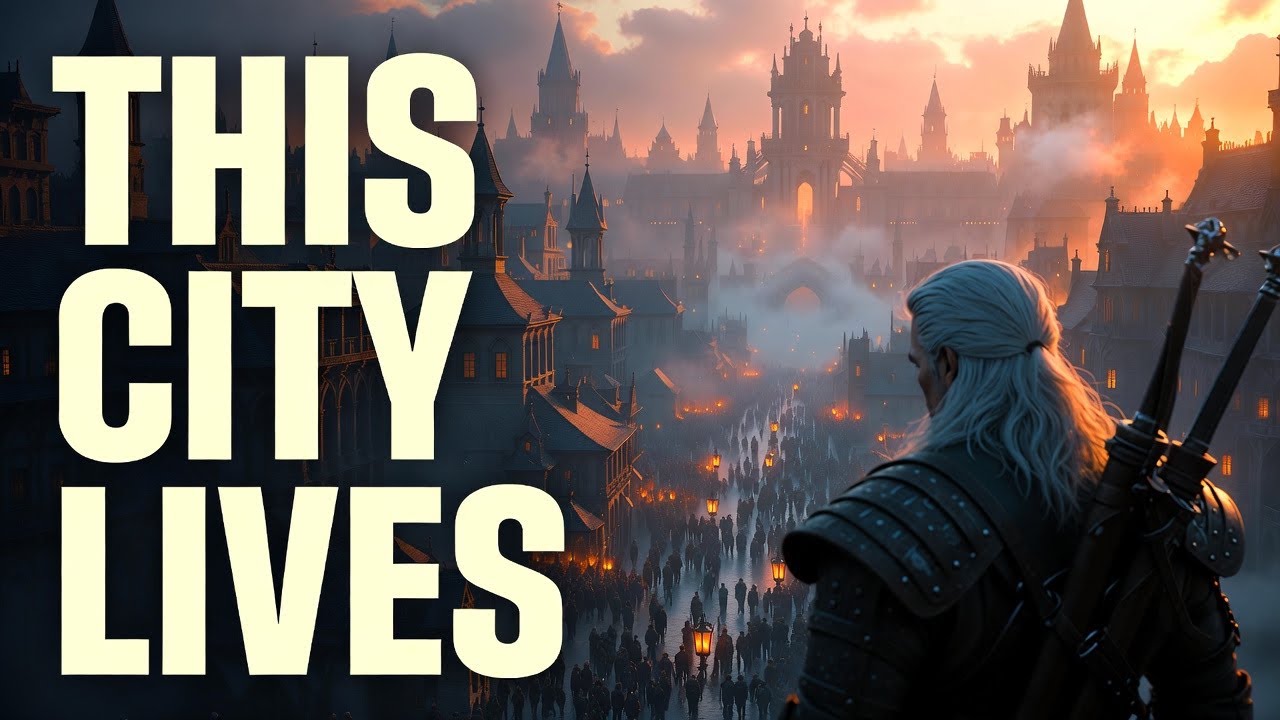 В игре The Witcher 3 создан город, который ощущается как настоящее место.