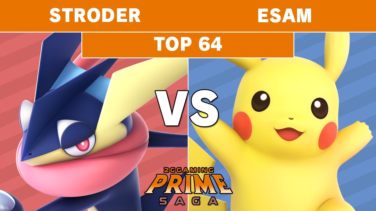 2GG: Prime Saga - Tuxedo | Stroder (Greninja) vs PG | ESAM (Pikachu) Top 64 - Smash Ultimate
