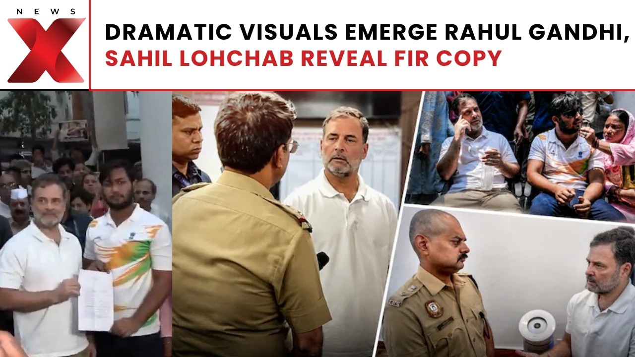 Jantar Mantar Dramatic Visuals: Rahul Gandhi Shows FIR Copy Amid Political Row | NewsX
