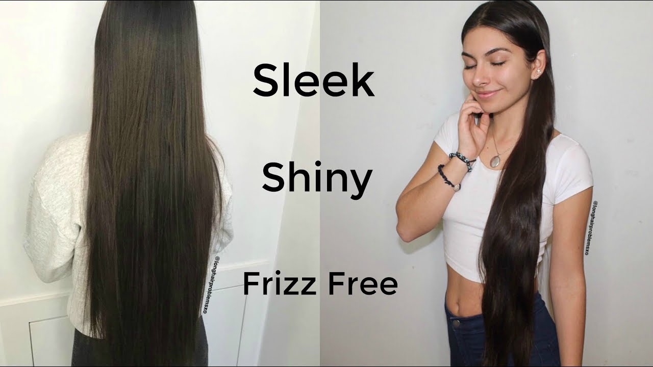How I Keep My Hair Sleek, Shiny, and Frizz Free!