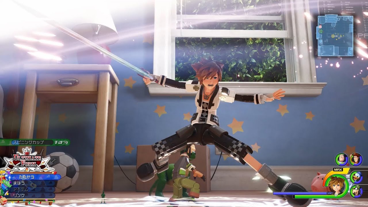 [KH3]ソラの各姿でのアルティメットフォームを観賞