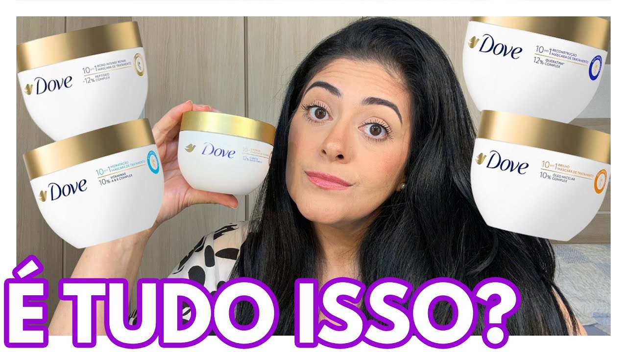 Viralizou! Testei a Máscara Dove 10 em 1 Nutrição | Resenha Completa