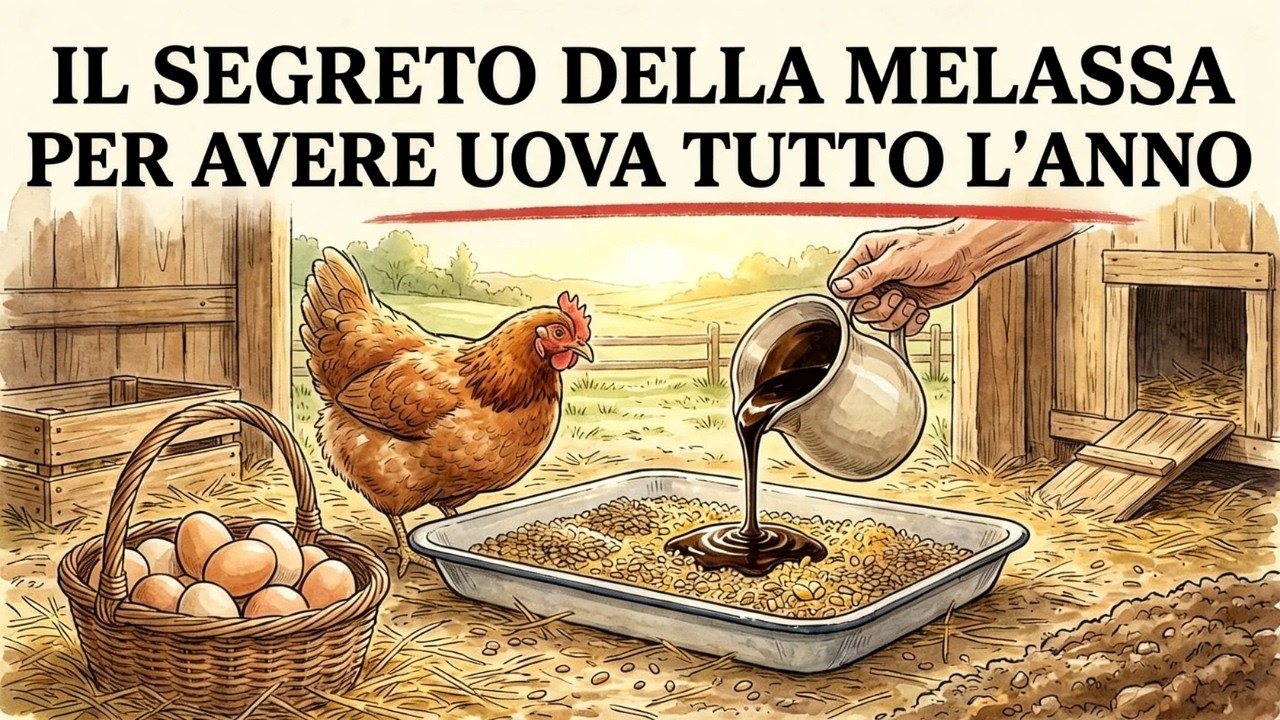 Come usare la MELASSA affinché le tue Galline Depongano più Uova e non si ammalino