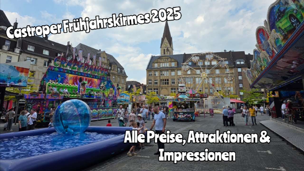 Frühjahrskirmes Castrop-Rauxel 2025 - Alle Preise, Attraktionen & Impressionen