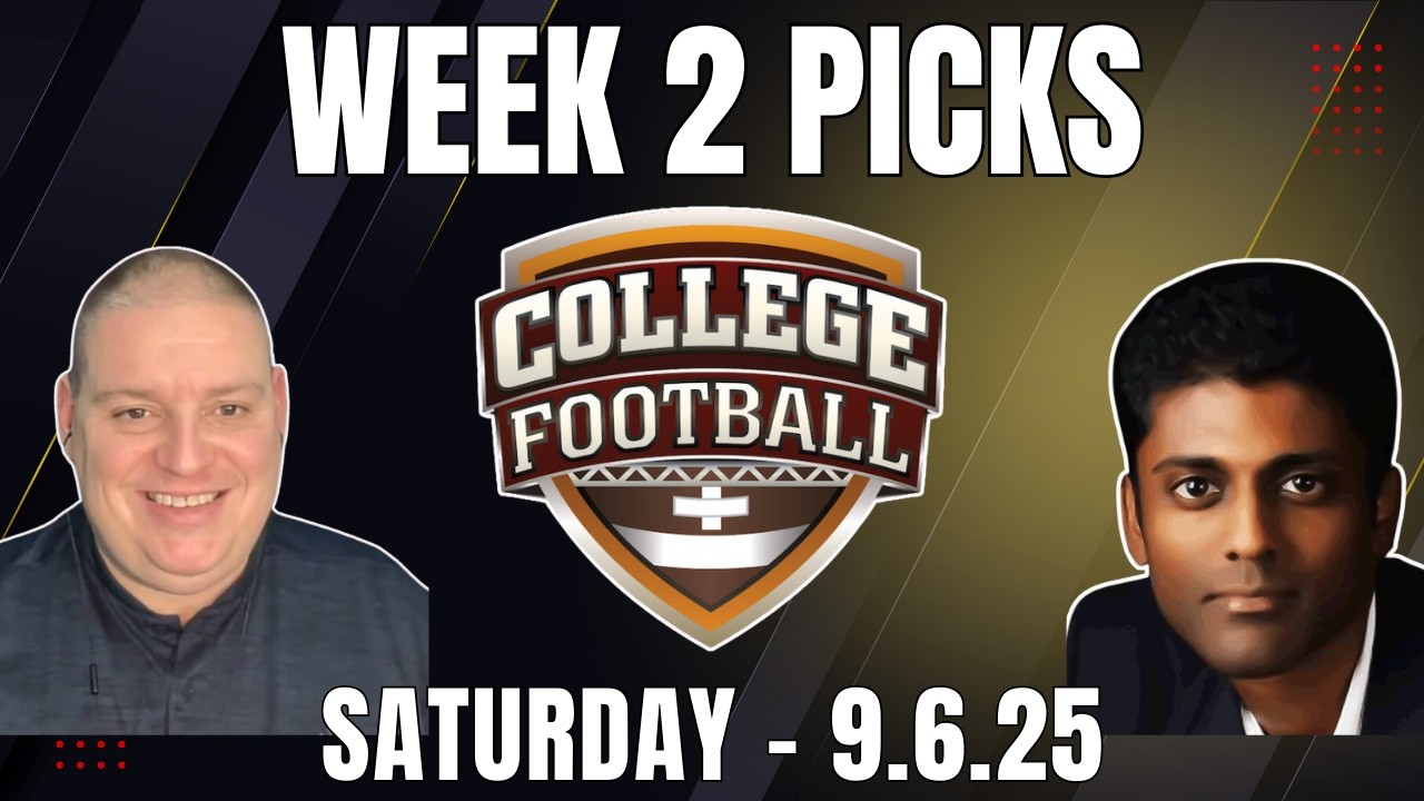 NCAAF Week 2 Picks - Saturday 9/6/25 l Craig Trapp & Indian Cowboy NCAAF Picks & Predictions
