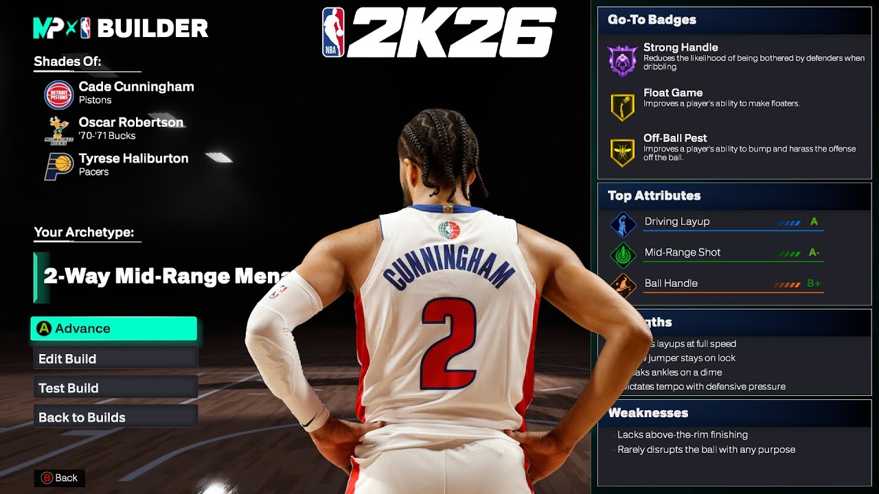 *BEST* Cade Cunningham Build for NBA 2K26!