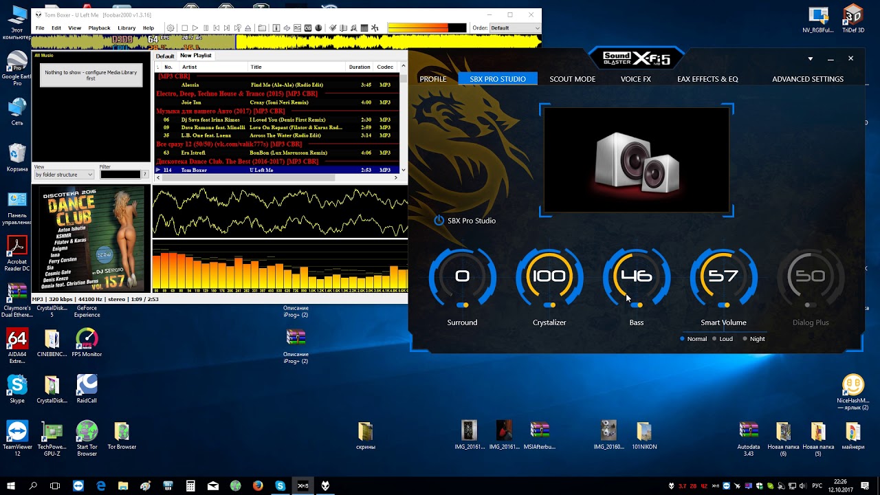 CREATIVE SOUND BLASTER X-FI MB5  на SABERTOOTH 990FX