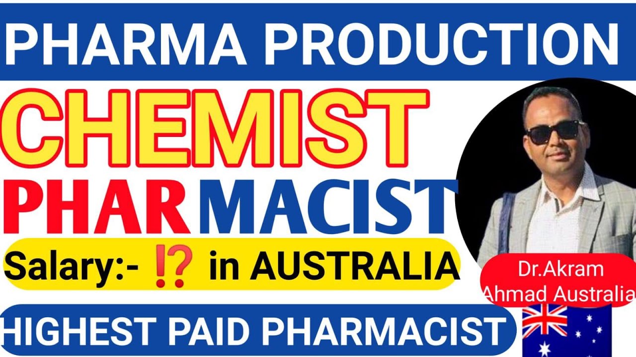 Pharma Industry jobs Australia || Industrial Pharmacist salary in Australia | Pharma production job