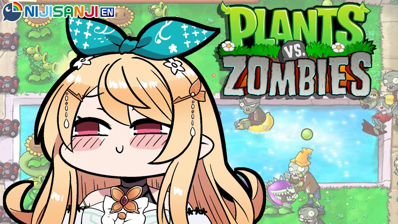 【PLANTS VS ZOMBIES】zombos keep out!!!【NIJISANJI EN | Pomu Rainpuff】
