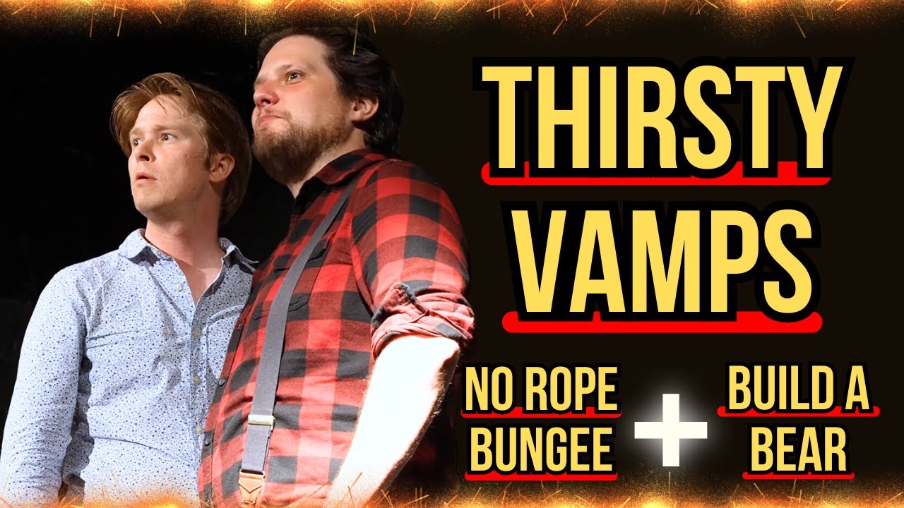 No-rope bungee, weird build-a-bear, *thirsty* vampires | IMPROVISED SKETCHES | Shoot From The Hip