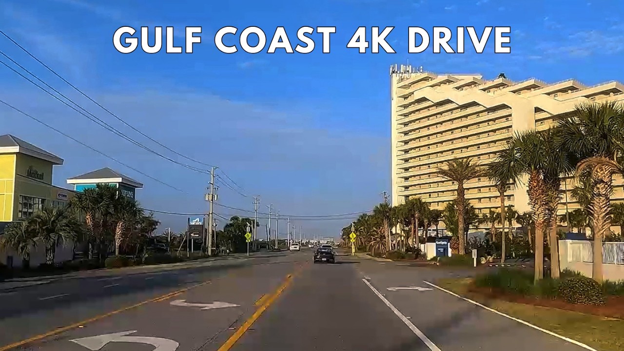 Alabama & Florida 4K Scenic Drive | Gulf Shores to Perdido Key