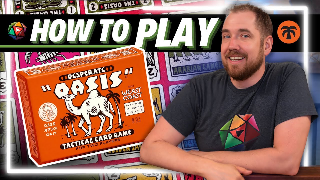 Как играть в DESPERATE OASIS | Тактическая карточная игра для двоих | Обучающее руководство по на...
