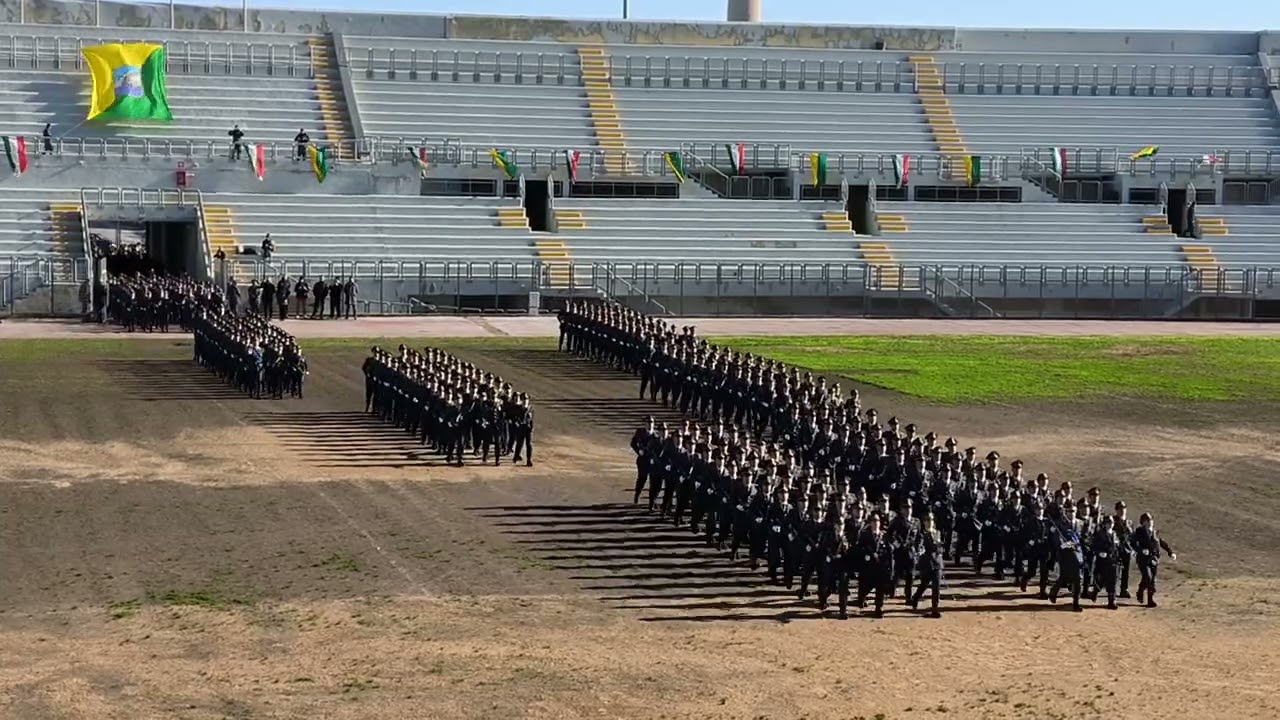 GIURAMENTO GUARDIA DI FINANZA DEL 22° CORSO12 GENNAIO 2024   BARI,  PARTE  1